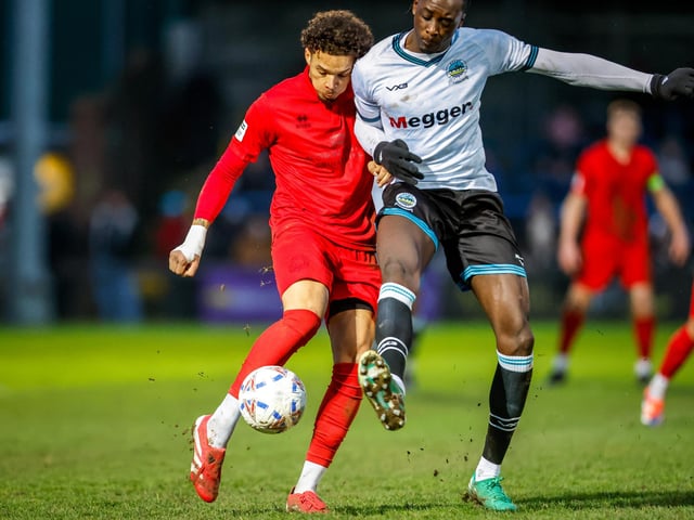 Action from Eastbourne Borough's brilliant 5-2 win away at Dover Athletic in the National League South