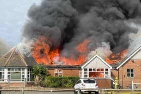 Littlehampton Harvester fire August 10 2023. Pictures by Eddie Mitchell
