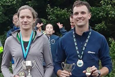 Many congrats to race winners Claire Thomas &amp; Michael Maxwell