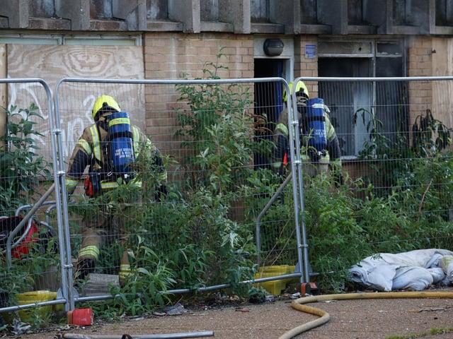 East Sussex Fire & Rescue Service were called to a fire at a disused multi-storey car park in Eastbourne, a spokesperson has confirmed.