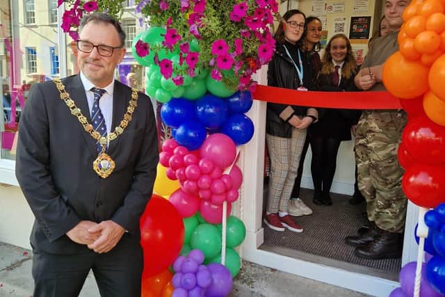 Chichester Information Shop for Young People relaunched on Friday, October 7 with a special ribbon cutting.