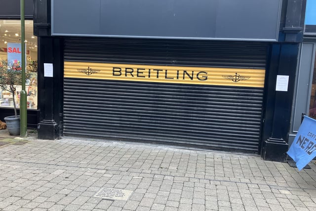 Luxury watch specialists Breitling have moved across the road in West Street to luxury new premises