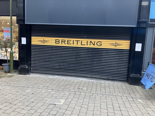 Luxury watch specialists Breitling have moved across the road in West Street to luxury new premises