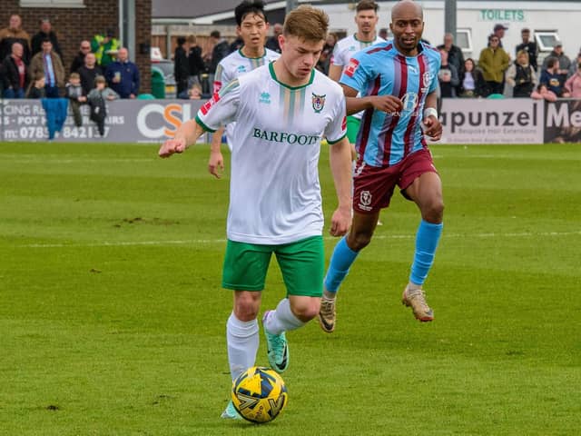 Dan Gifford in action for the Rocks | Picture: Tommy McMillan
