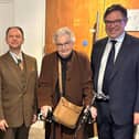 Ann Rattray (Chair), Russell Nash, Jenny Avery (Arts Society founder member), Jeremy Quin MP