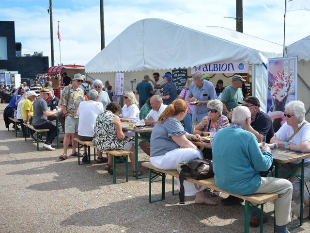 Hastings Seafood & Wine festival 2023.