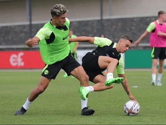 Leo Trossard has been linked with a move away this summer but looks good in preseason
