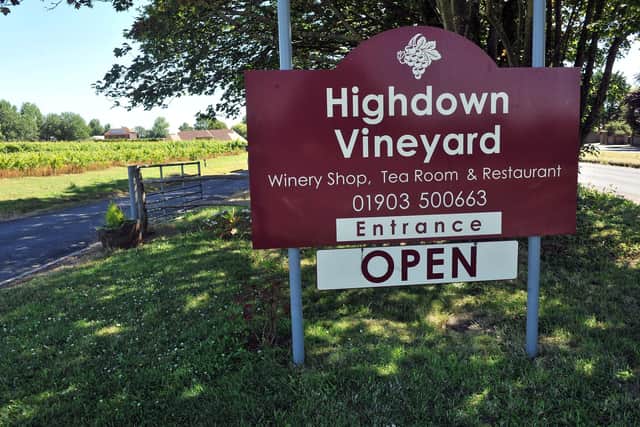 A planning application by Rego Property Developments Limited has proposed the construction of 112 dwellings at Highdown Vineyard in Ferring – which would see the demolition of existing structures on the site. Photo: Stephen Goodger