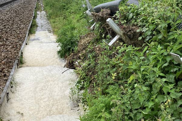 A landslip has caused numerous delays and cancellations for trains across Sussex today (Monday, May 6). Picture: Southern Rail