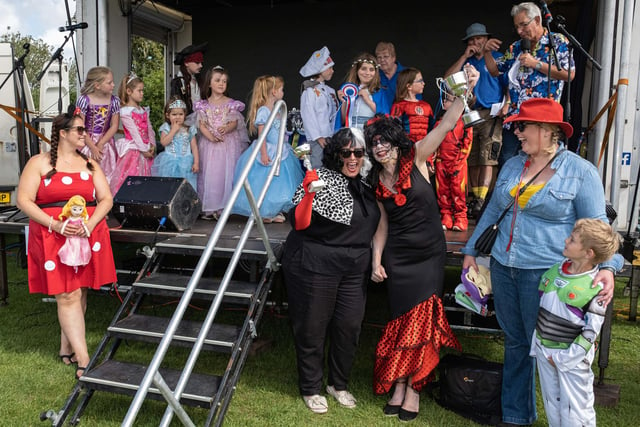 Everyone was in the carnival mood at Ashington Festival on Saturday