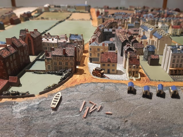 South Street on the diorama is unrecognisable compared to today