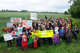 Residents opposing housebuilding north of the A264