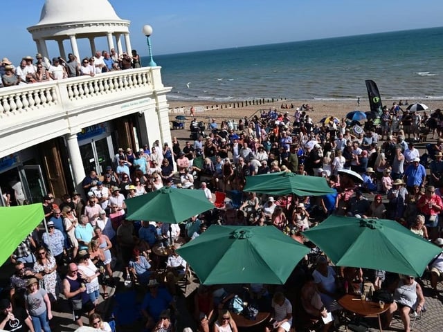 Live music event at Bexhill Colonnade