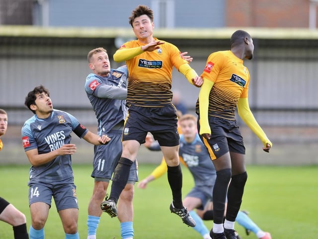 Littlehampton Town and Three Bridges played out a seven-goal thriller at The Sportsfield on Saturday with the home side coming out on top 4-3. Photographer Stephen Goodger was there to catch the action