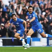 Diego Gomez earned comparisons with David Beckham after scoring from 51 metres, as Brighton scored three goals in nine minutes against Crystal Palace. (Photo by Richard Heathcote/Getty Images)