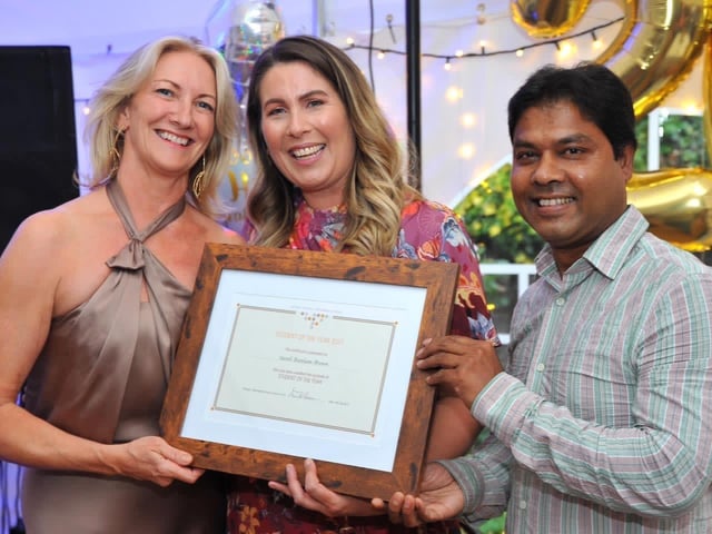 The Sussex Beauty Training School and Tamarind Treatment Rooms held a joint celebration and graduation on Wednesday, July 6