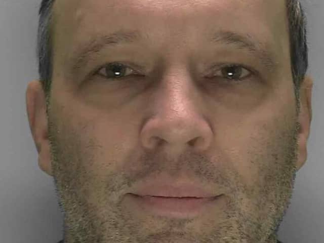 Crawley man William Mousdell has been jailed for almost three years after being found with thousands of indecent images of children. Picture courtesy of Sussex Police
