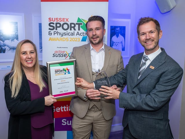 Winners and finalists at the Sussex Sport and Physical Activity Awards for 2023