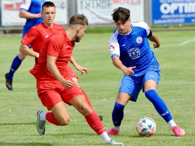 Action from Shoreham v Pagham in the SCFL premier division