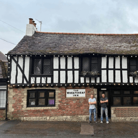 New owners Magnus and Graham of the Wheatsheaf Inn