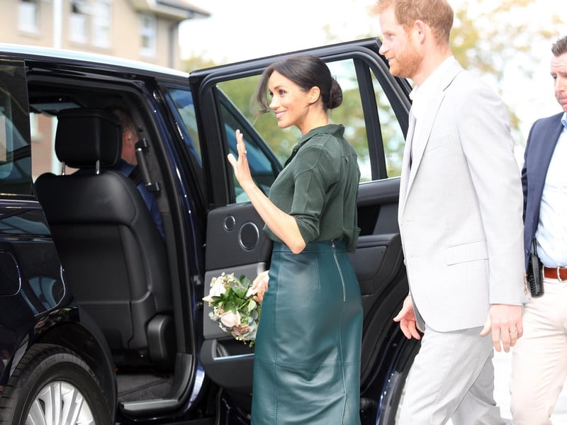 DM18100372a.jpg. Harry and Meghan, the Duke and Duchess of Sussex, open the University of Chichester's Tech Park. Photo by Derek Martin Photography