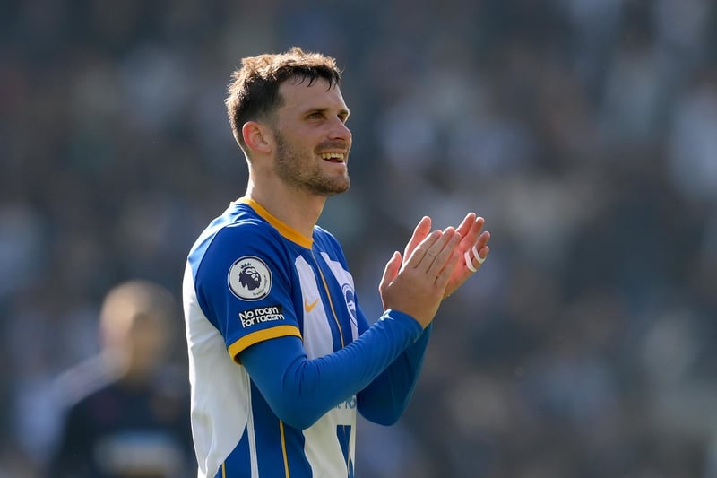 Veltman's latest injury means Albion's utility man will slot back into right-back, despite scoring two goals from central midfield against Wolves. Is currently enjoying his best goal-scoring season for the Seagulls.