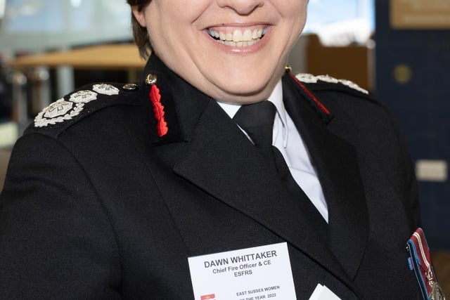 Dawn Whittaker, Chief Fire Officer at ESFRS.