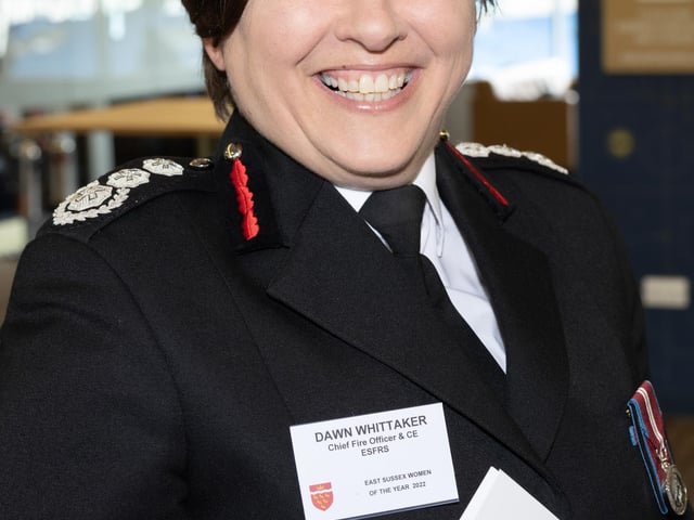 Dawn Whittaker, Chief Fire Officer at ESFRS.