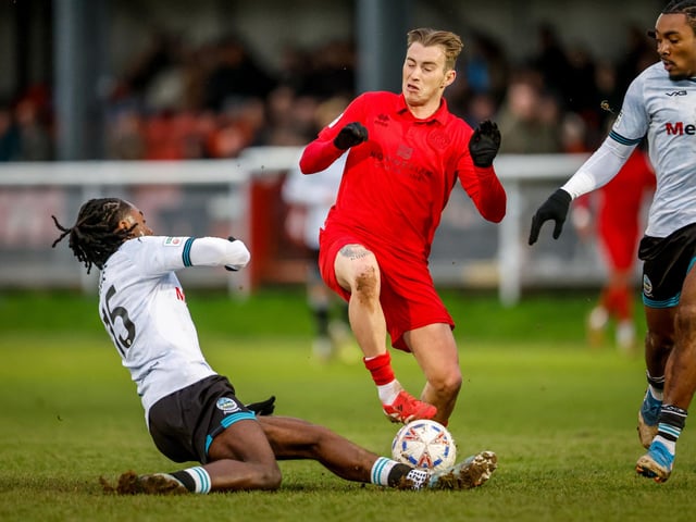 Action from Eastbourne Borough's brilliant 5-2 win away at Dover Athletic in the National League South