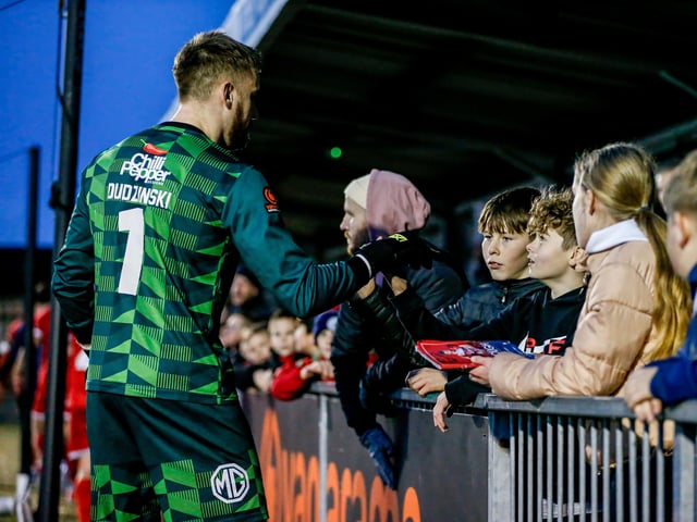 Action from Eastbourne Borough's vital win over Farnborough