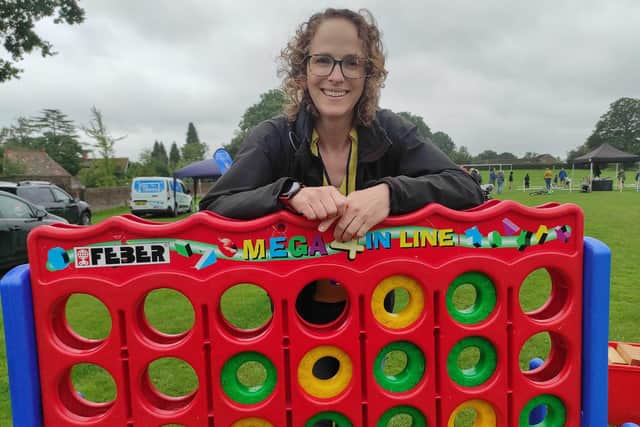 Mid Sussex District Council deputy leader Alison Bennett at one of the Play Days