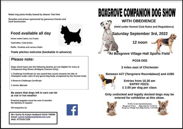 Boxgrove Dog Show September, 3