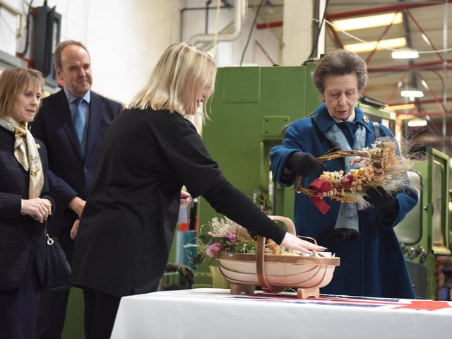 The Princess Royal visits Focus SB in St Leonards on November 22 2023.