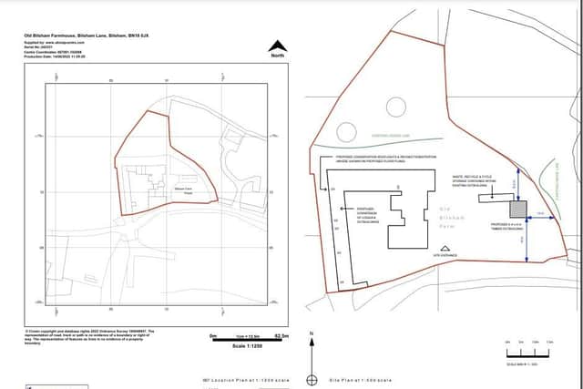 A Bilsham listed farmhouse site can house three dwellings