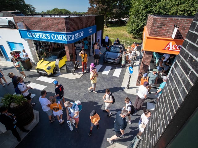 Mini Coopers galore! Photo: Michael John Reed.