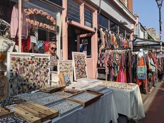 Vintage shop Snoopers Paradise is amongst a number of independent businesses who were visited by the candidates in May 2022.