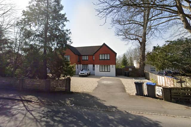 DM/22/3352: Oaklands, Keymer Road, Burgess Hill. Proposed erection of two houses in rear garden. (Photo: Google Maps)