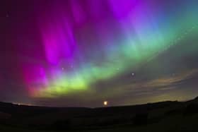 Dazzling display of Northern lights seen across East Sussex. This photo was taken in Eastbourne.