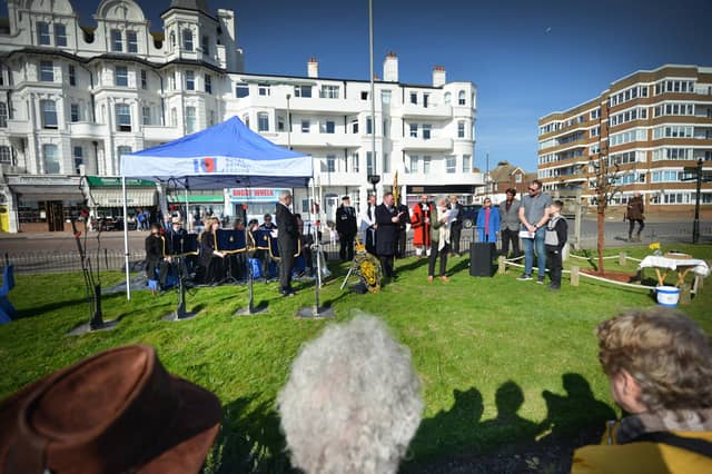 National Covid Day of Reflection in Bexhill on March 9 2025.