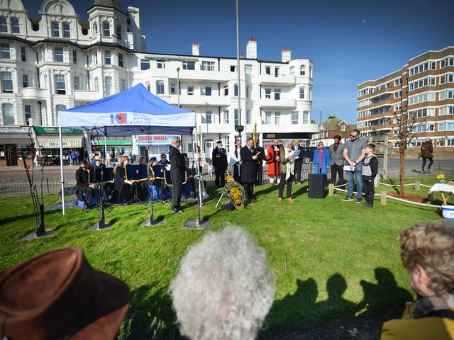 National Covid Day of Reflection in Bexhill on March 9 2025.