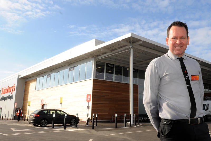 Tim Maginnis, manager of the new Sainsbury's store in Bognor when it opened in 2012