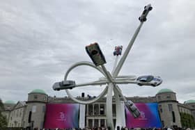 The iconic sculpture outside Goodwood House to mark the Festival of Speed 2023: Gary Shipton