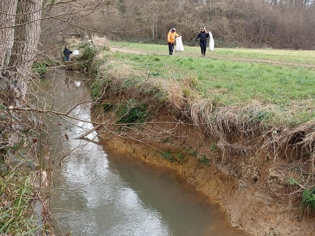 Ouse and Adur Rivers Trust thanked the volunteers for their hard work at the Scrase Valley Nature Reserve clean-up on Tuesday, February 28.