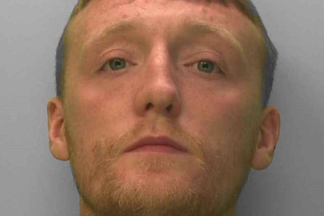 A prolific offender has been jailed after he kicked an officer in the head and spat at another officer in Shoreham. George Cain was detained on suspicion of assaulting someone known to him by officers, but he resisted officers and reacted violently. The 30-year-old appeared in court where he admitted the two assaults on officers that related to an incident on November 13 last year. The court also heard how Cain had targeted a Co-op store in Shoreham High Street on 12 occasions between February and May this year. He was seen on CCTV stealing items by hiding them in his jumper, shorts and underwear. The list of items he stole included milk, a St Valentine’s Day card, dog food, tinned fish, fizzy drinks, and chilled soup. Cain also found himself back in trouble after taking a vehicle without the owner’s consent, and drove while over the legal alcohol limit. He appeared before Worthing Magistrates’ Court on August 8, where he admitted the following offences; assault occasioning actual bodily harm and assaulting an emergency worker; twelve counts of shoplifting, drink-driving, taking a vehicle without the owner’s consent, driving otherwise than in accordance with a licence, driving without valid insurance, and failing to provide a specimen for analysis when suspected of drug-driving. He was sentenced to a total of 42 weeks in prison for the offences. In court it was revealed how police had been called to Shoreham on November 13 last year over reports of an assault. As officers went to place Cain, of East Street, Shoreham, under arrest on suspicion of the offence, he attacked the two officers and resisted arrest. Cain punched one officer repeatedly and then kicked the officer to the head. It took the help of two security staff from a nearby bar and other officers to bring the situation under control and take Cain to custody. Then between February 14 and May 14 he committed the thefts at the Co-op convenience store. The driving matter took place on March 24, when he overtook an off-duty police officer on