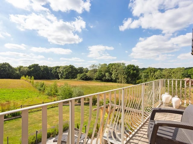 The house has been designed to enjoy the wonderful views of the gardens and the surrounding fields