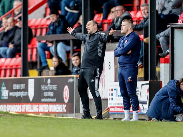Action from Eastbourne Borough's defeat at Welling in National League South