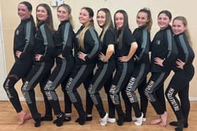 The nine Theatre Express dancers set to compete at the Dance World Cup Finals