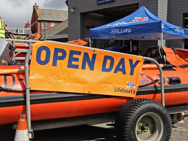 The RNLI open day took place on Sunday. Picture: RNLI