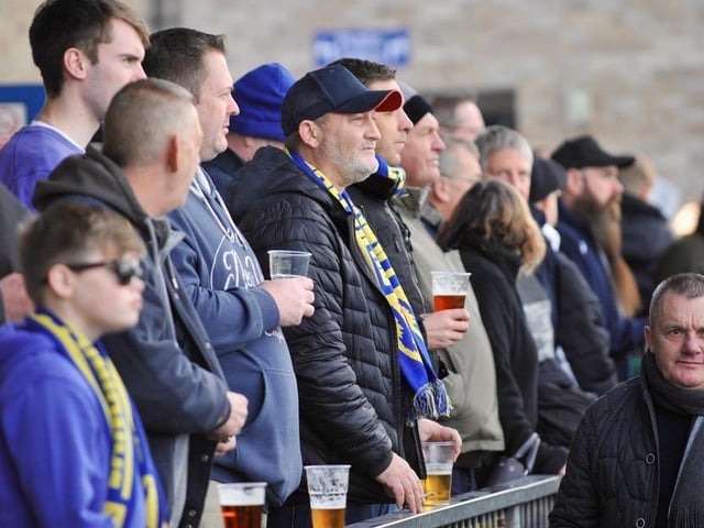 Action, celebration and crowd pictures from Lancing v Littlehampton Town at Culver Road