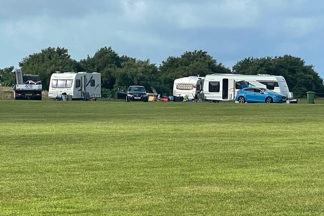Worthing Central councillor Rosey Whorlow said the 'usual protocols will be put in place' after a group of travellers arrived on Goring Gap